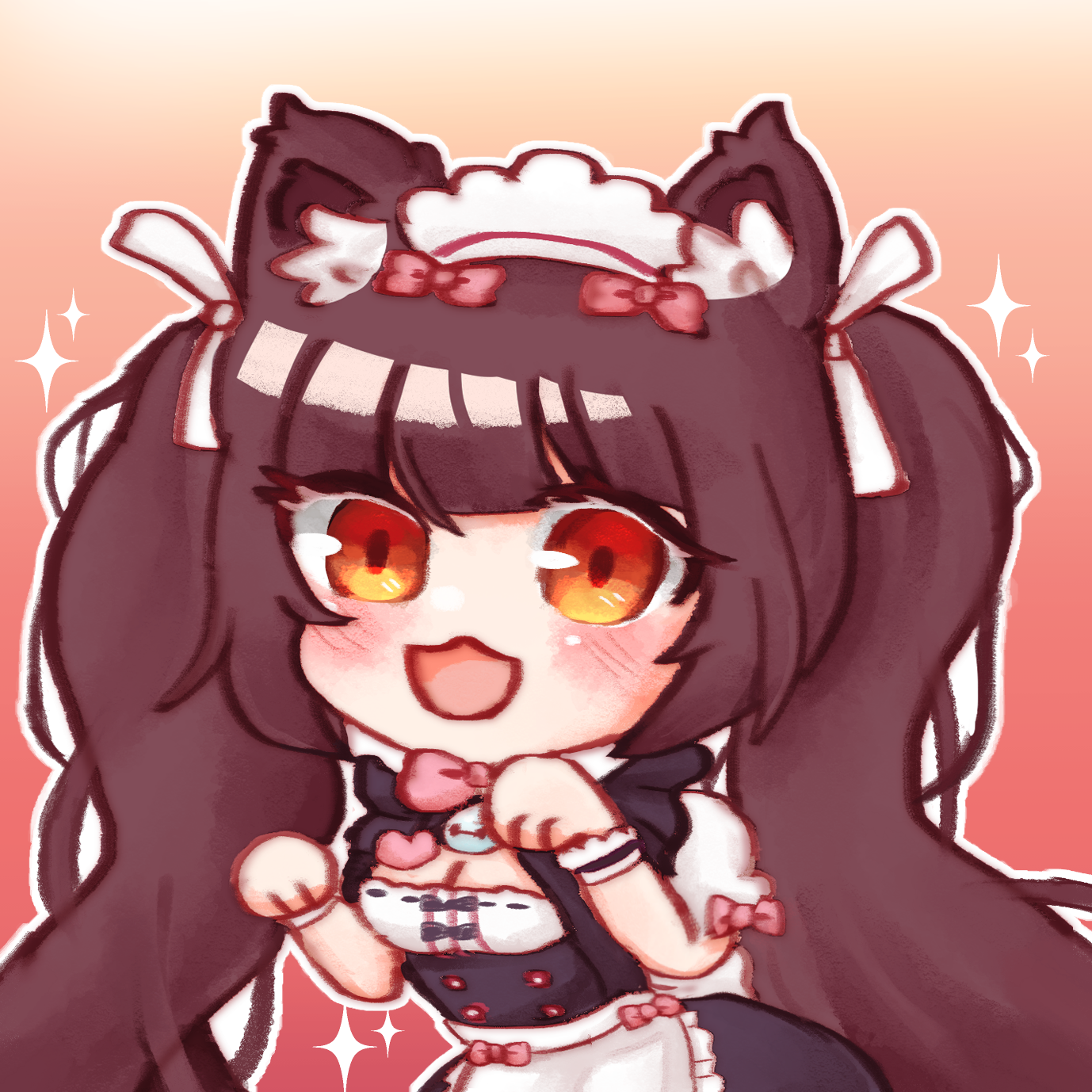 NEKOPARA 同人｜巧克力 Q 版 插畫